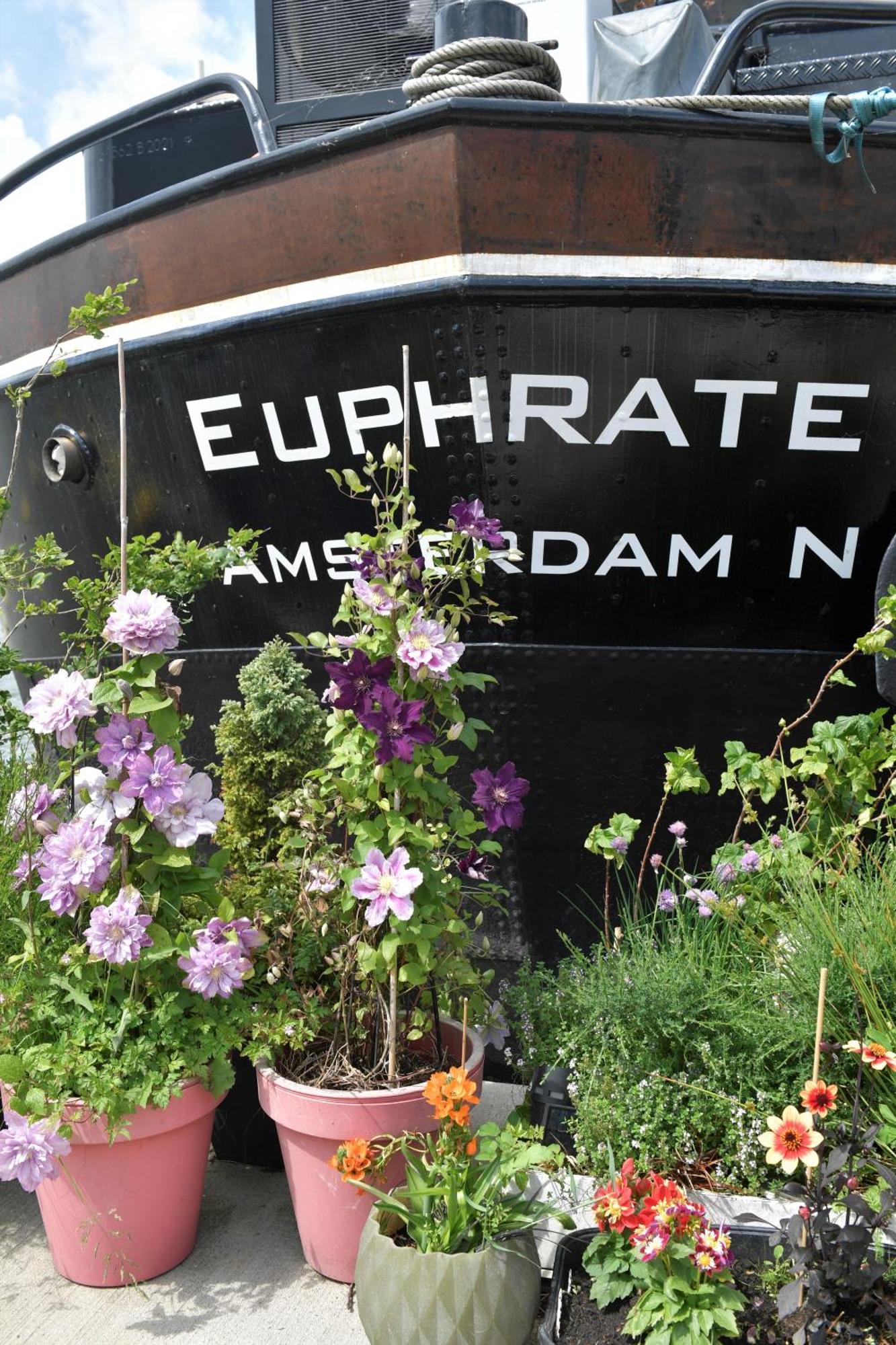 Bed and Breakfast Wheelhouse Euphrate Houseboat Diemen Экстерьер фото